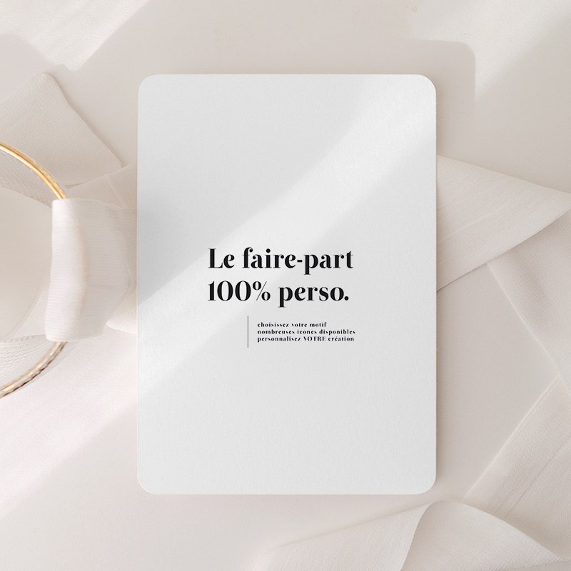 100% personnalisé