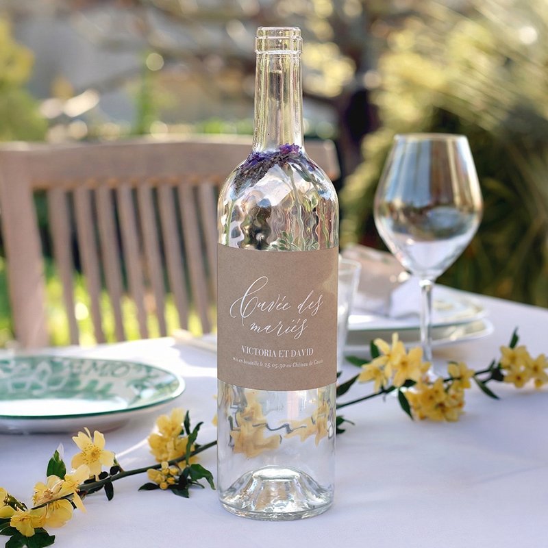 Etiquette bouteille