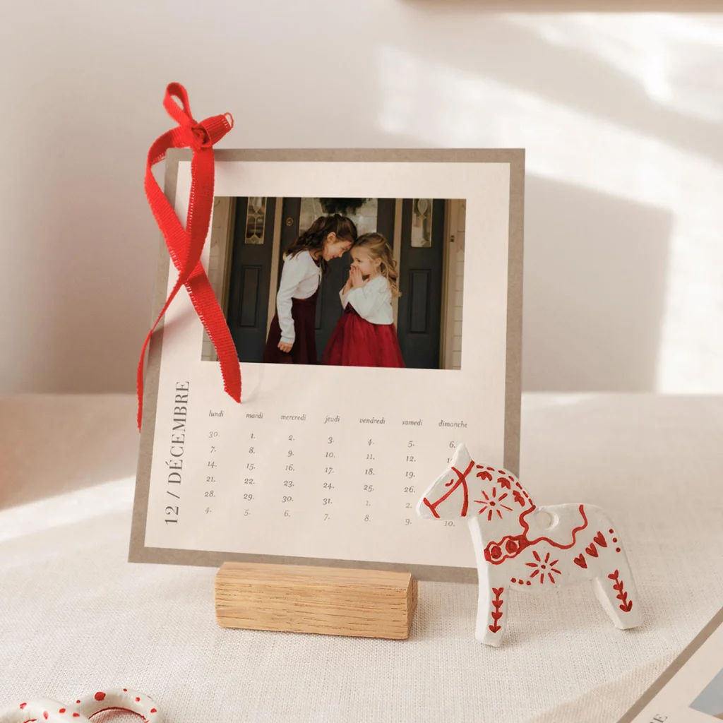Calendrier à poser