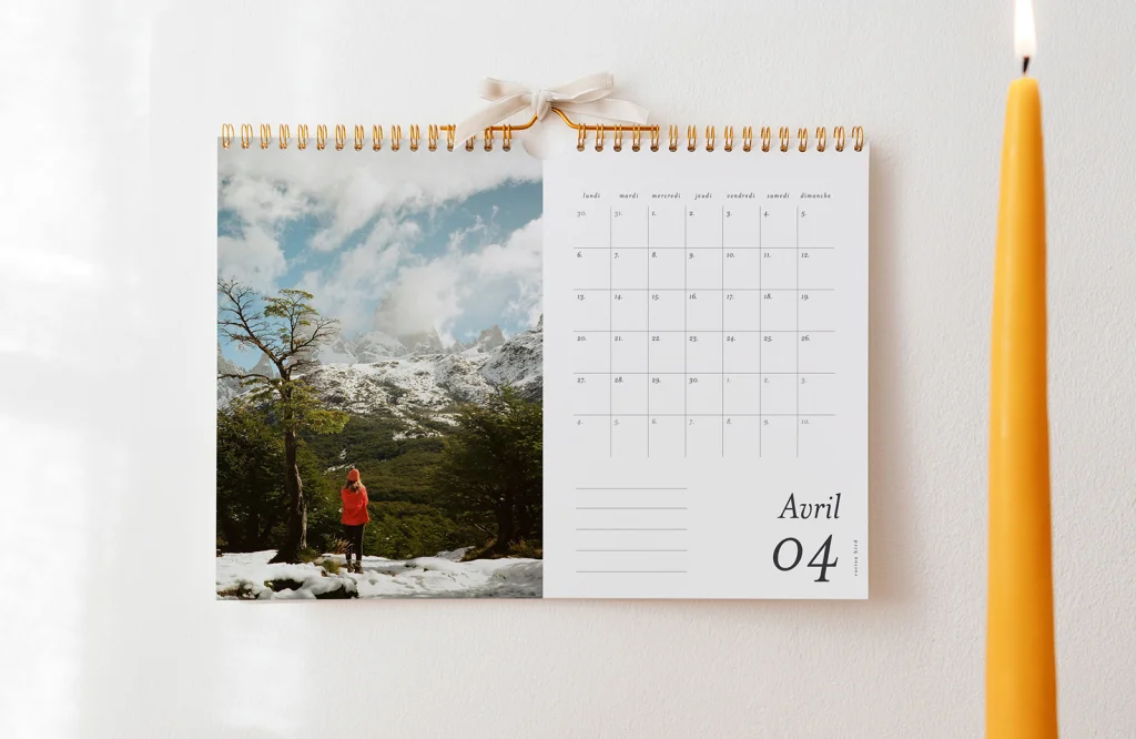 Le calendrier mural