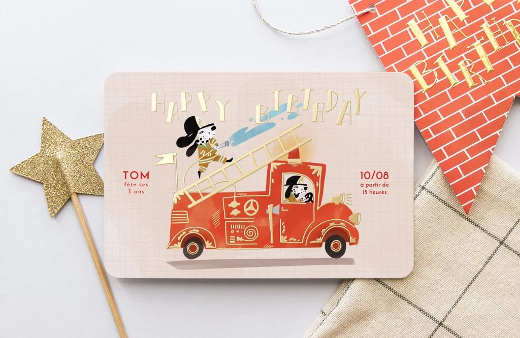 Invitations anniversaire