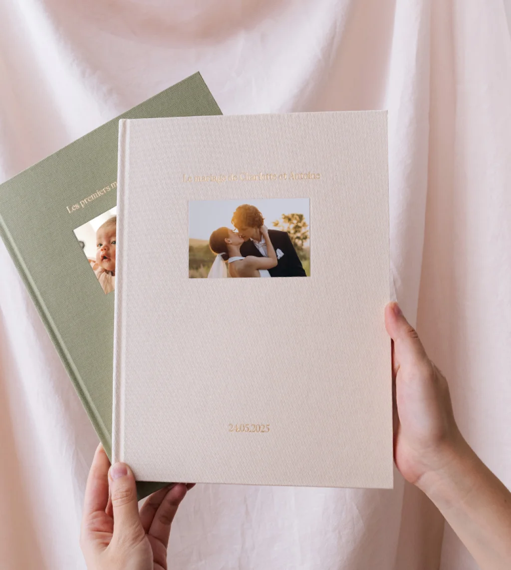 Le livre photo tissu