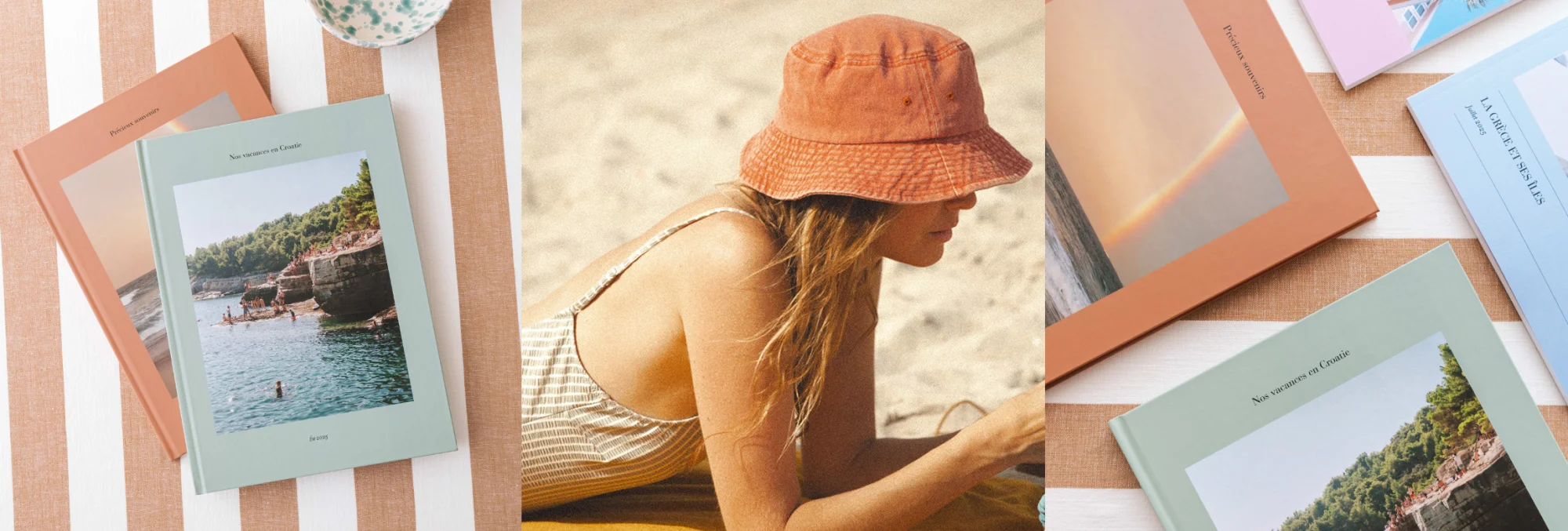 Les albums photos colorés