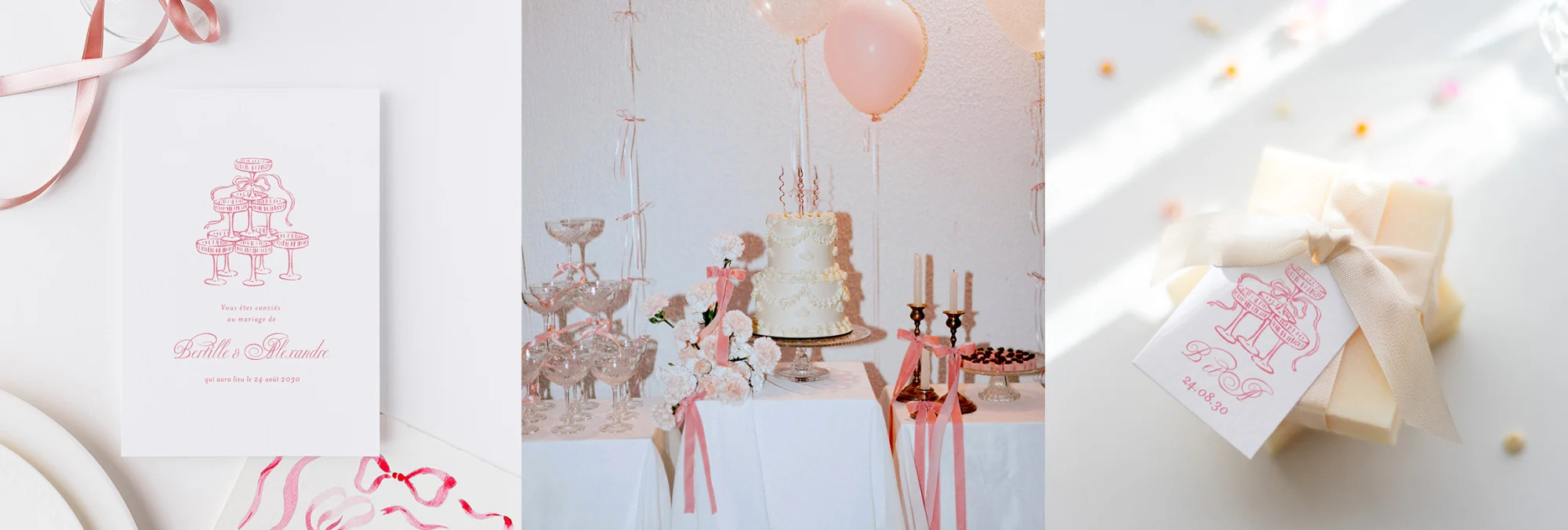 Un mariage romantique raffiné