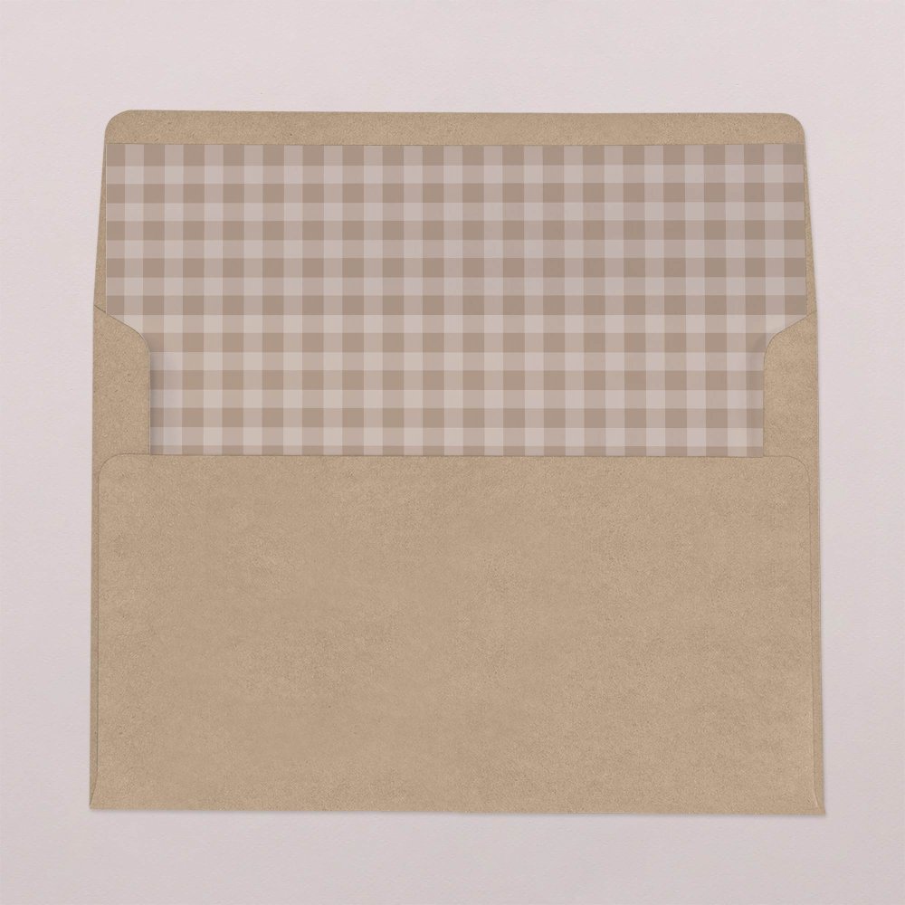 Intérieur d'enveloppe