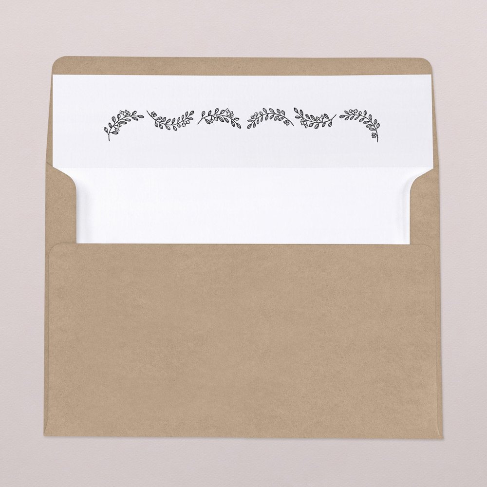 Intérieur d'enveloppe