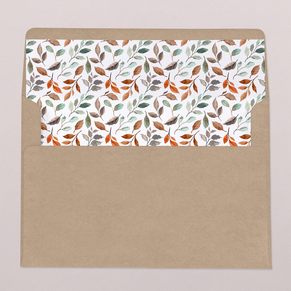 Intérieur d'enveloppe