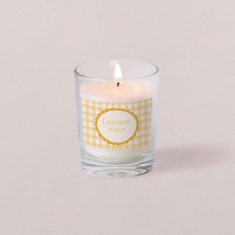 Joli vichy - moutarde