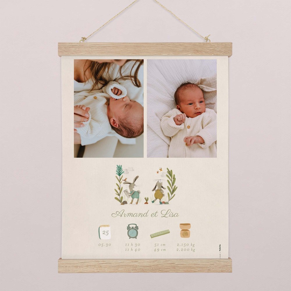 Deux petits lapins