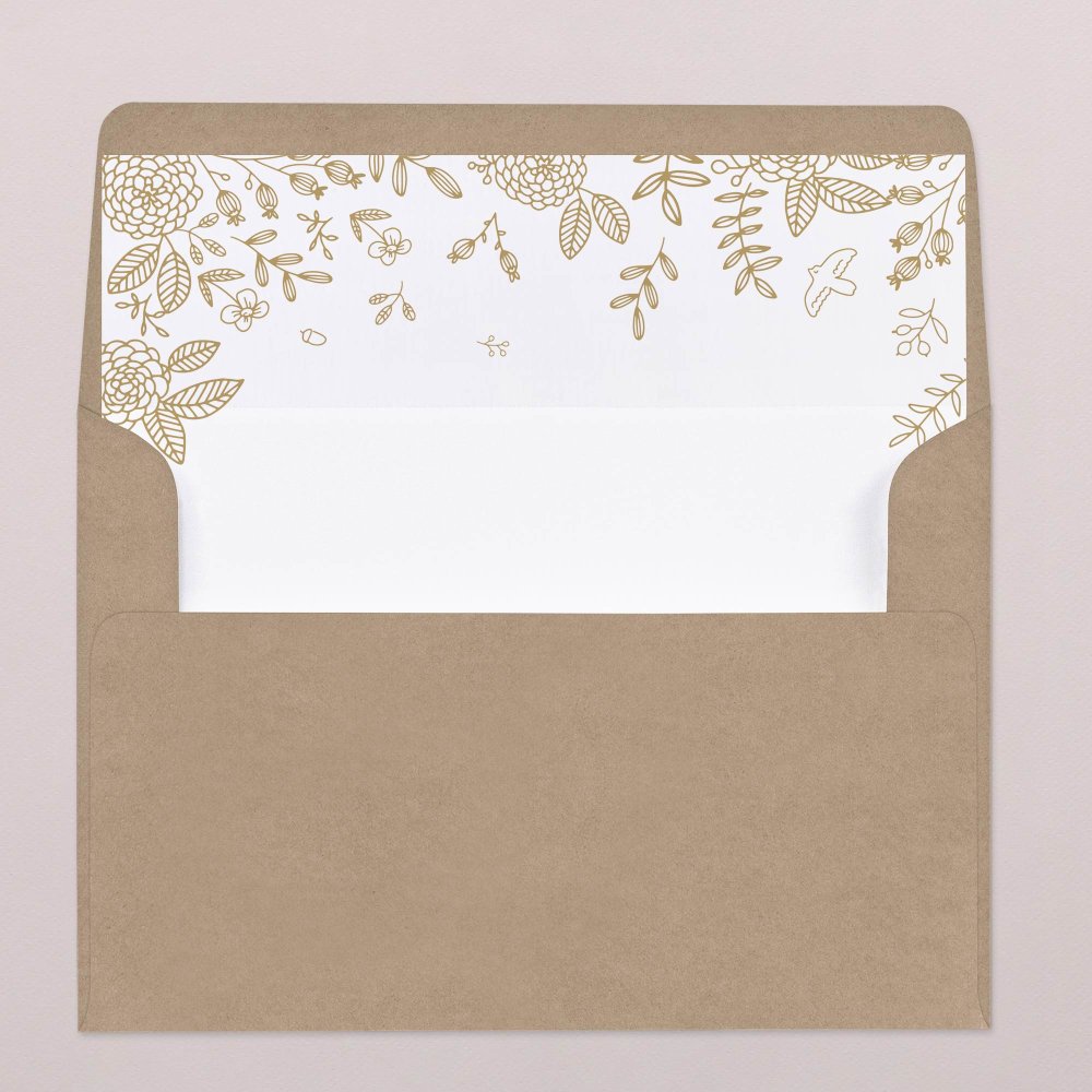 Intérieur d'enveloppe