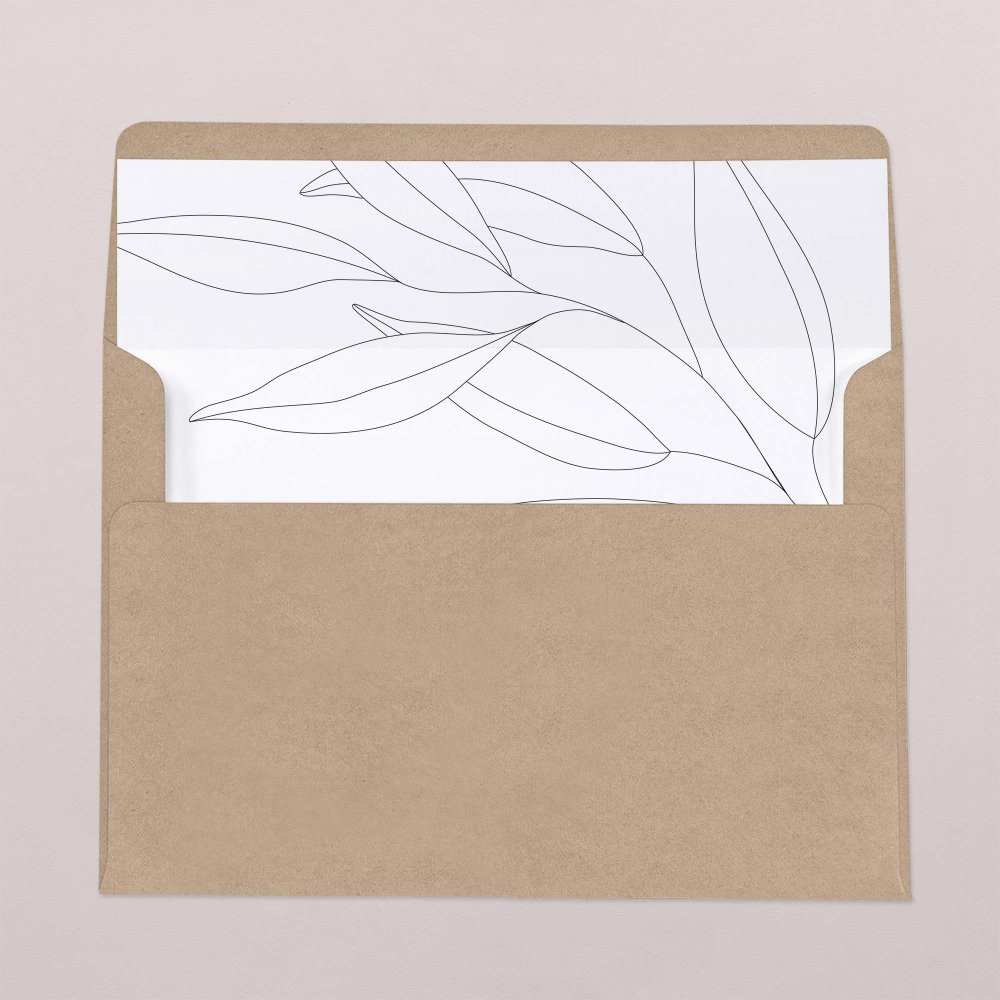 Intérieur d'enveloppe