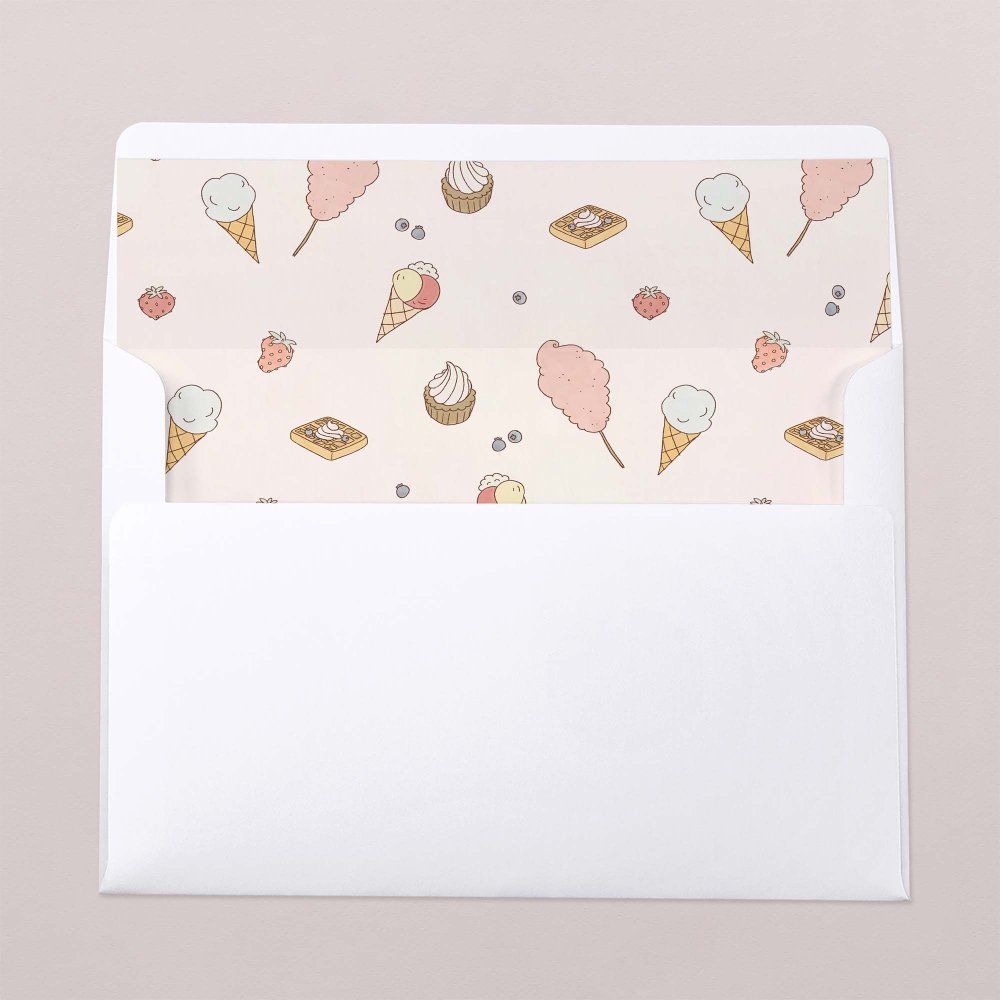 Intérieur d'enveloppe