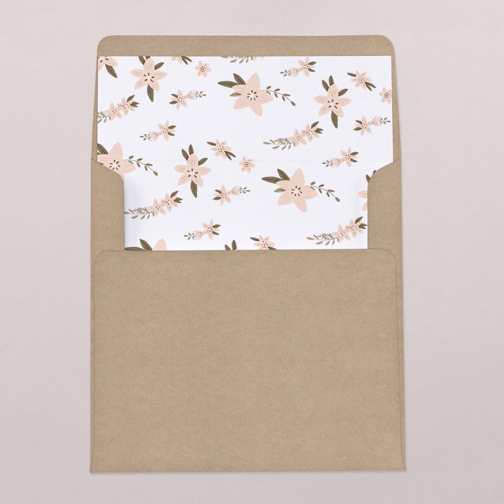 Intérieur d'enveloppe