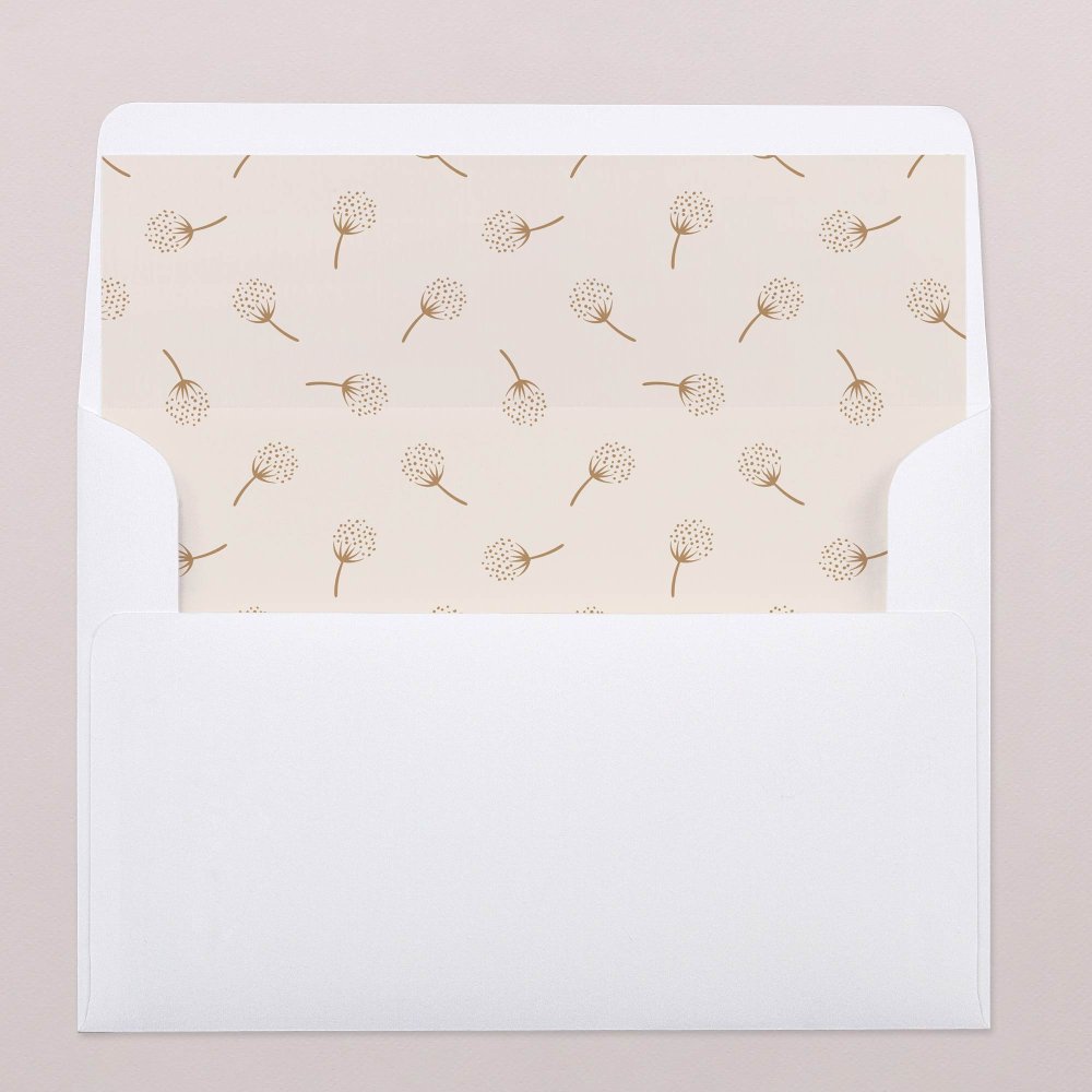 Intérieur d'enveloppe