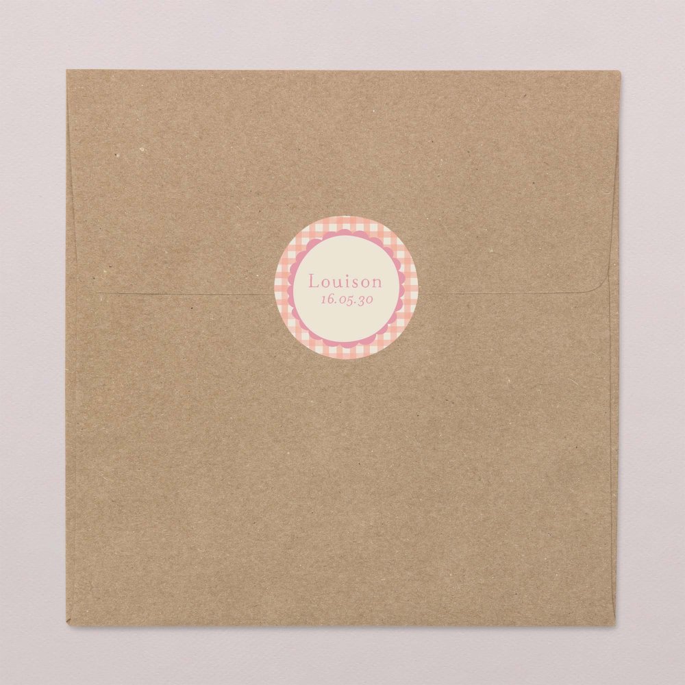 Joli vichy - rose