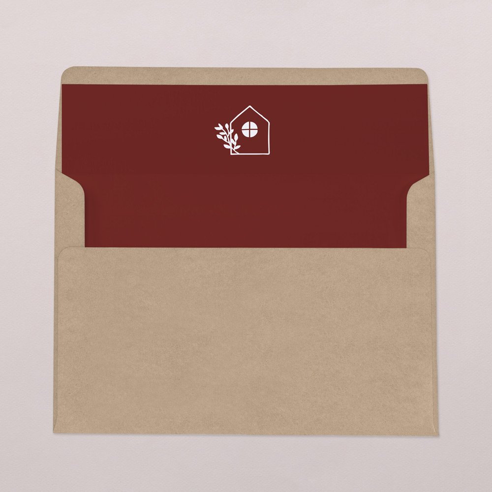 Intérieur d'enveloppe