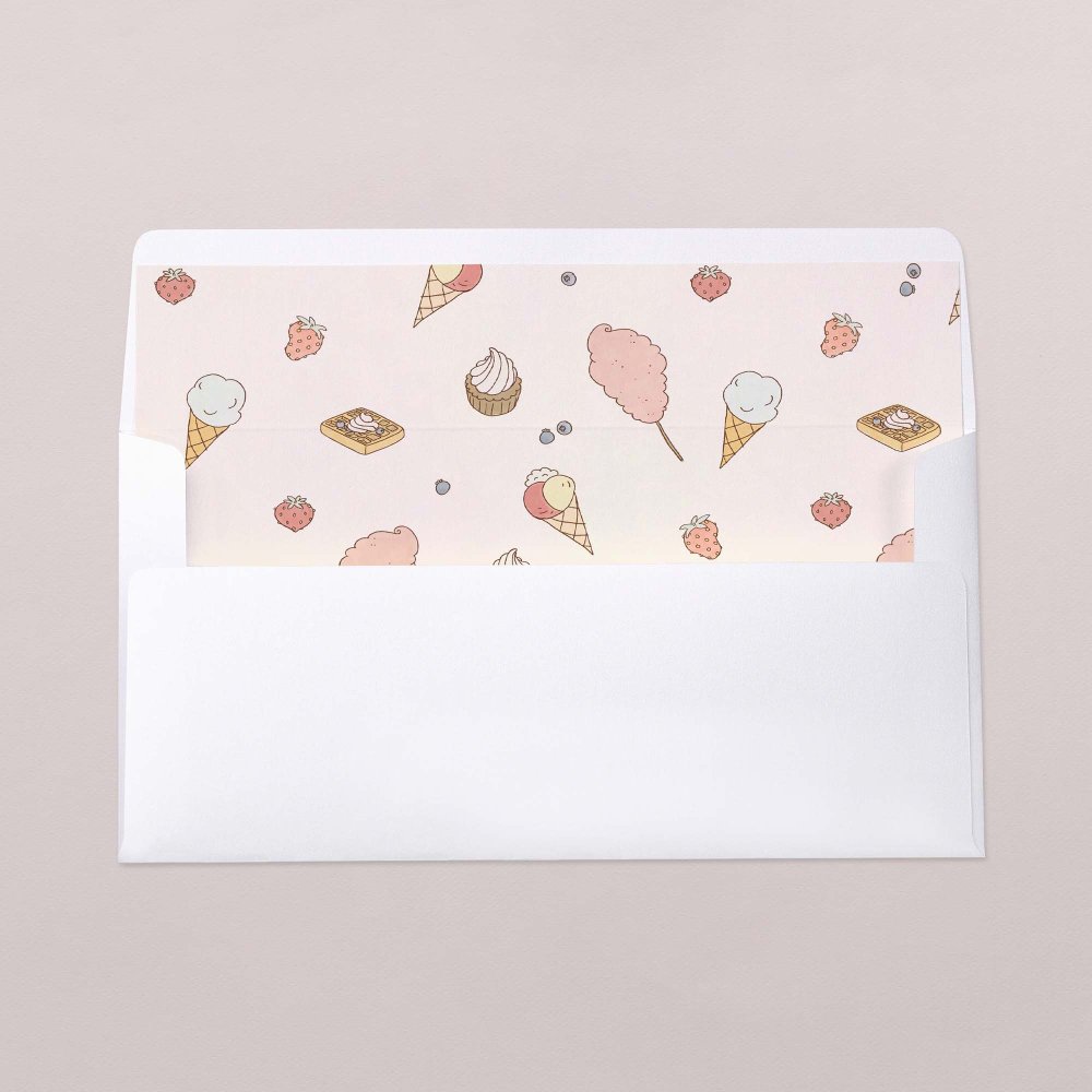 Intérieur d'enveloppe