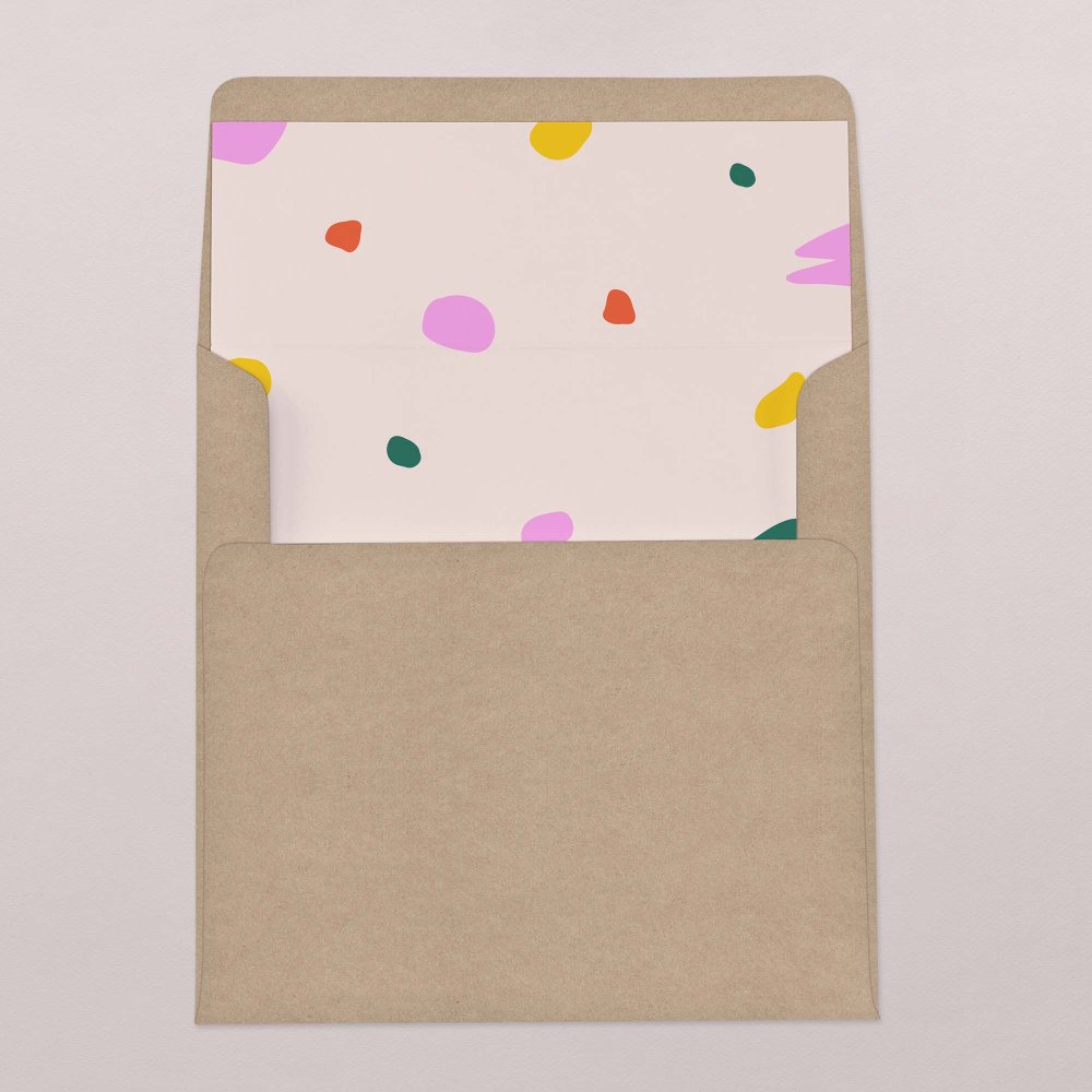 Intérieur d'enveloppe