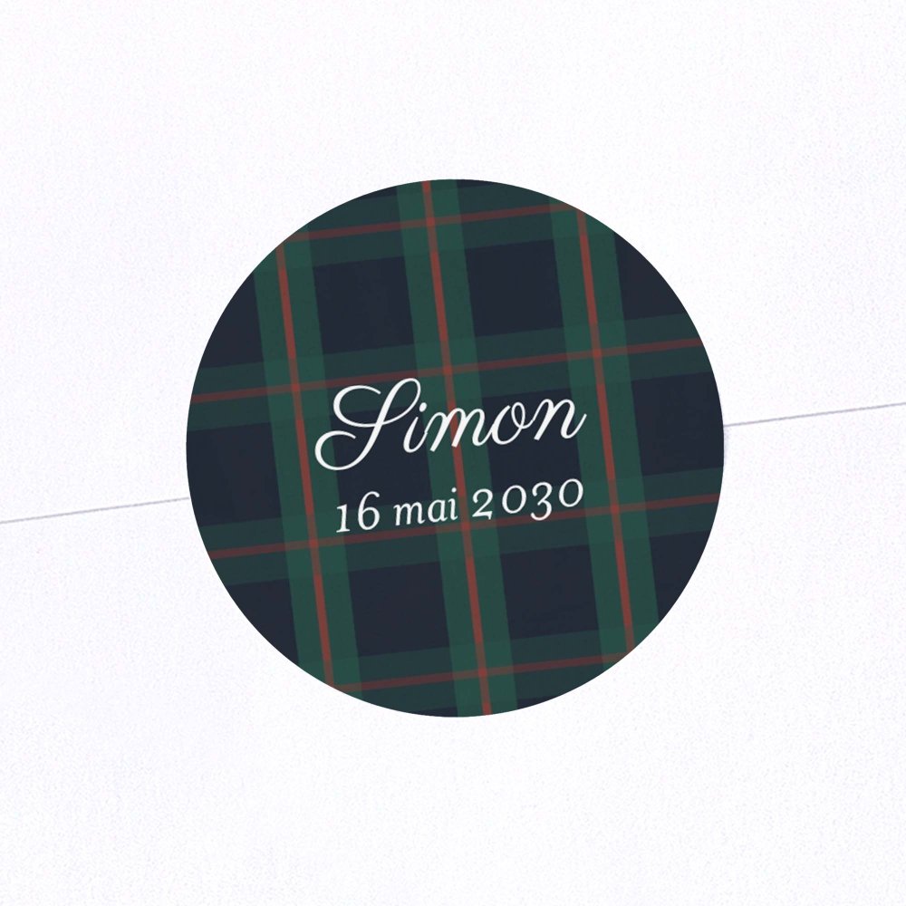 Claudine - tartan