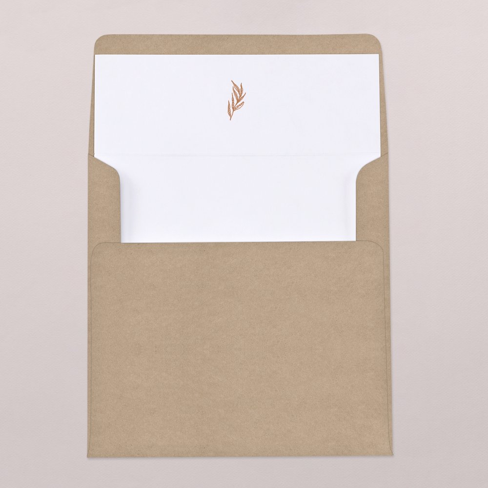 Intérieur d'enveloppe