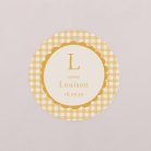 Joli vichy - moutarde