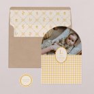 Joli vichy - moutarde