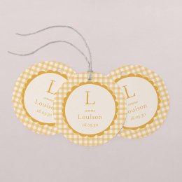 Joli vichy - moutarde