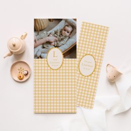 Joli vichy - moutarde