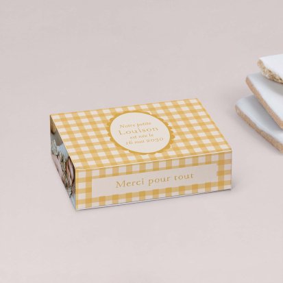 Joli vichy - moutarde