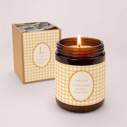 Joli vichy - moutarde