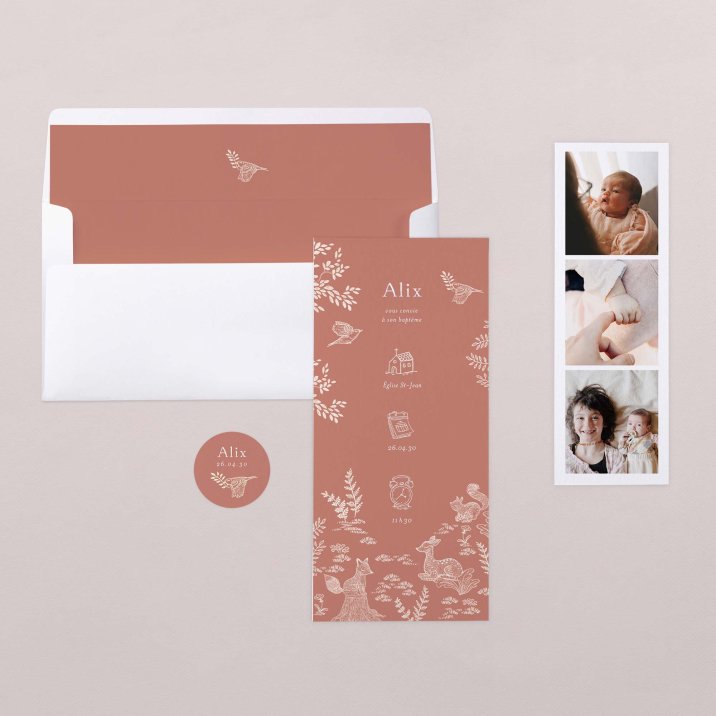 Forêt endormie - Rose