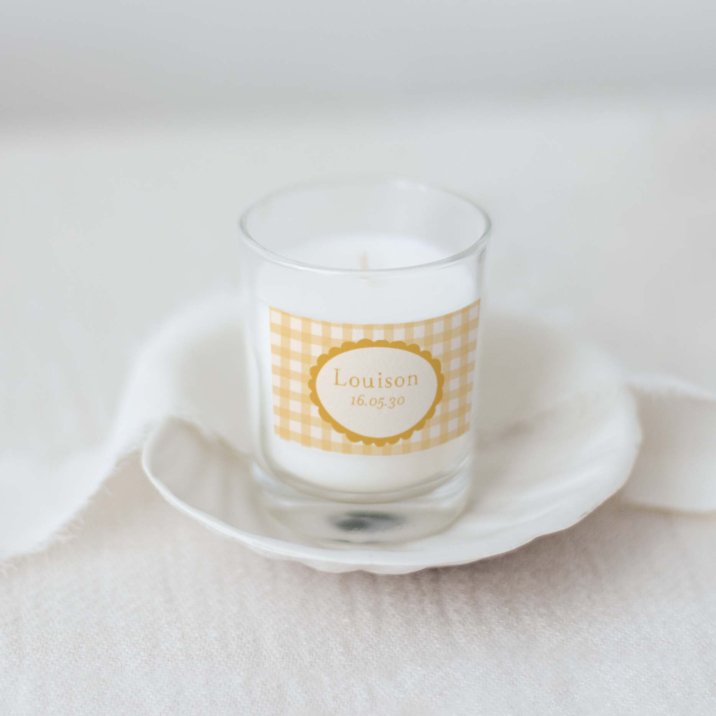 Joli vichy - moutarde